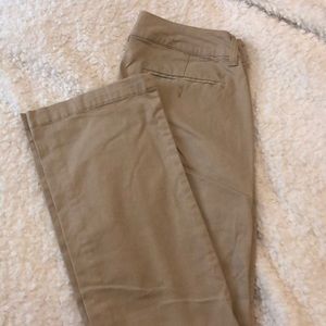 American Eagle “kick boot” khakis